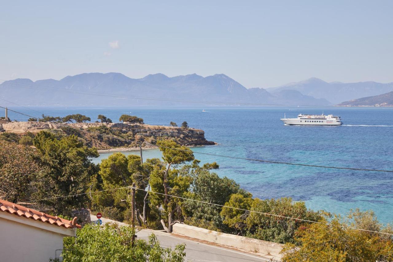 Klonos Anna Hotel Aegina Exterior foto